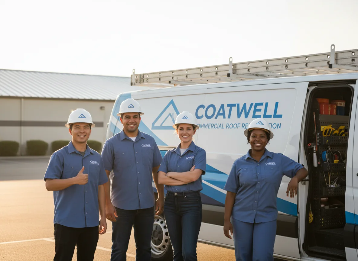 Commercial roof coating company in Hollins, AL